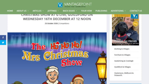 Tickets To See The Ho Ho Ho Mrs Christmas Show