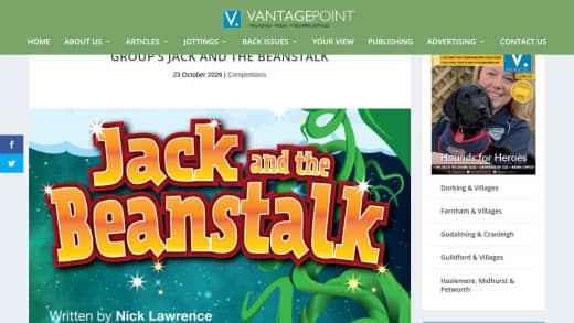 Family Ticket To See Jack And The Beanstalk