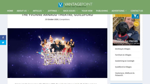 Family Ticket To See Sleeping Beauty
