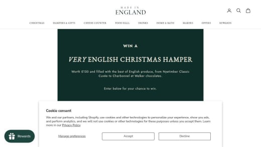 English Christmas Hamper