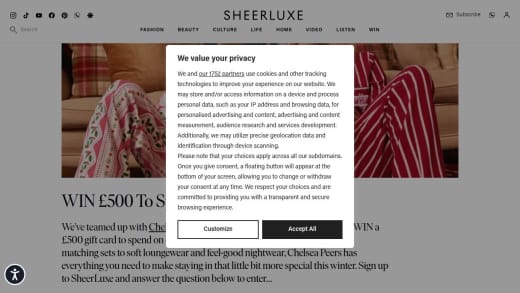 £500 To Spend Online With Chelsea Peers