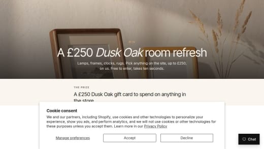 Dusk Oak Gift Card