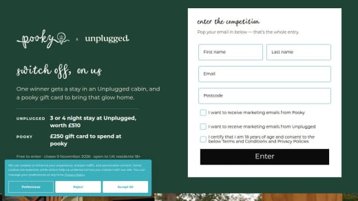 Stay At Unplugged And Pooky Gift Card