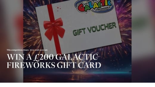 Galactic Fireworks Gift Card
