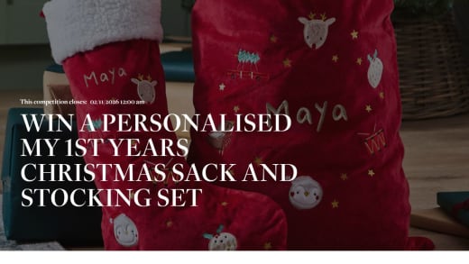 Personalised Christmas Sack And Stocking Gift Set