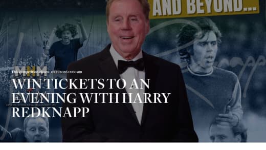 Tickets To An Evening With Harry Redknapp