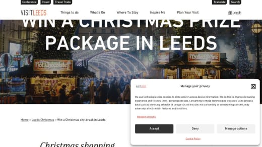 Winter City Break In Leeds