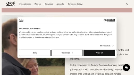 Kip Hideaways Voucher & Freddie's Flowers Subscription