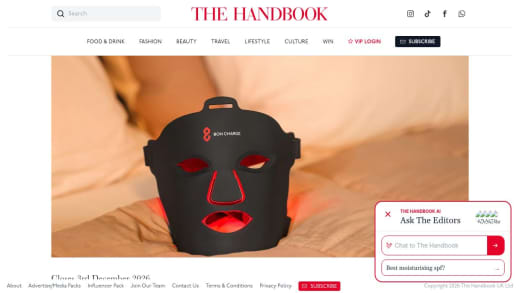 Bon Charge Red Light Face Mask