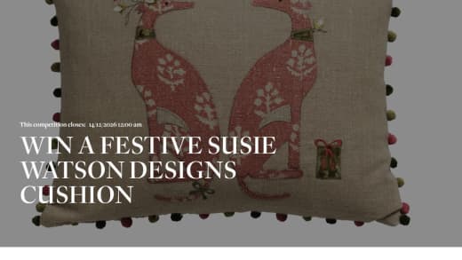 Seasonal Cushion From Susie Watson Designs