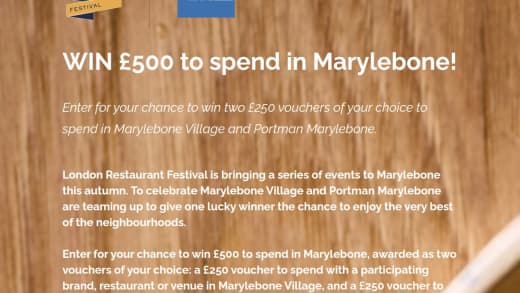 Vouchers To Spend In Marylebone
