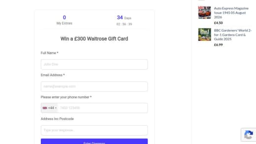Waitrose Gift Card