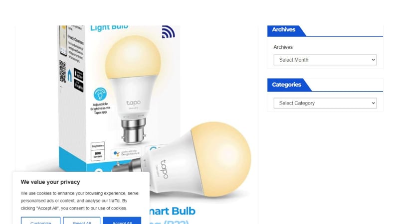 Tapo Smart Bulb