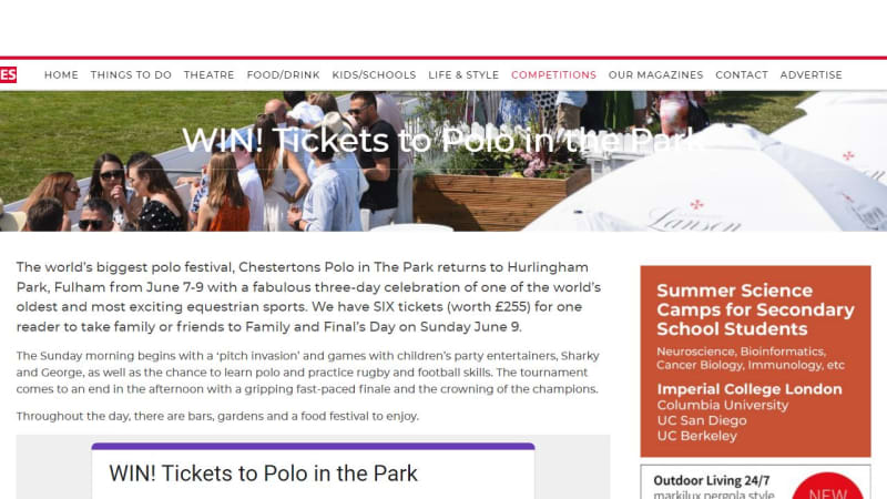 Tickets To Polo In The Park