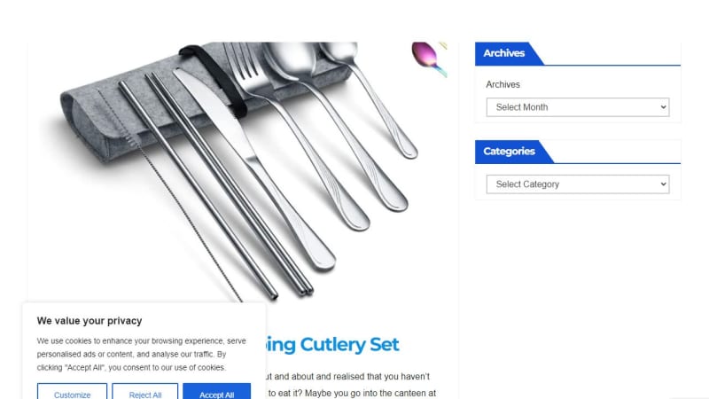 Travel Cutlery Set