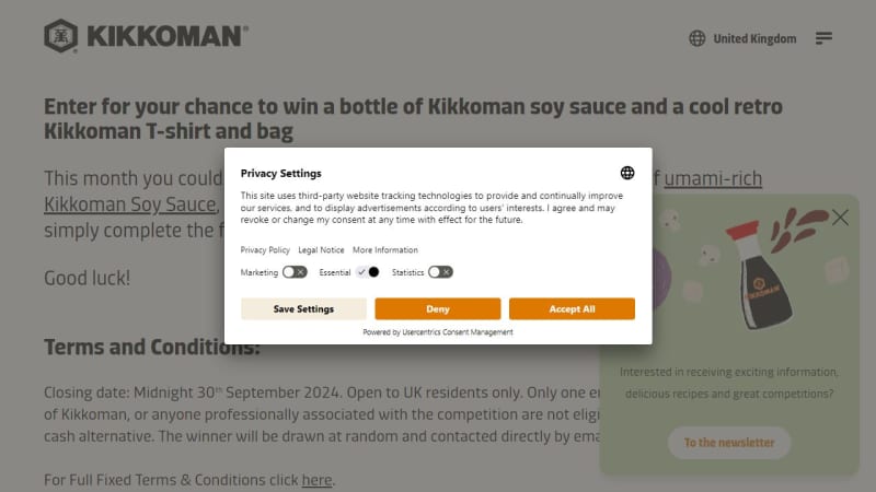 Bottle Of Kikkoman Soy Sauce