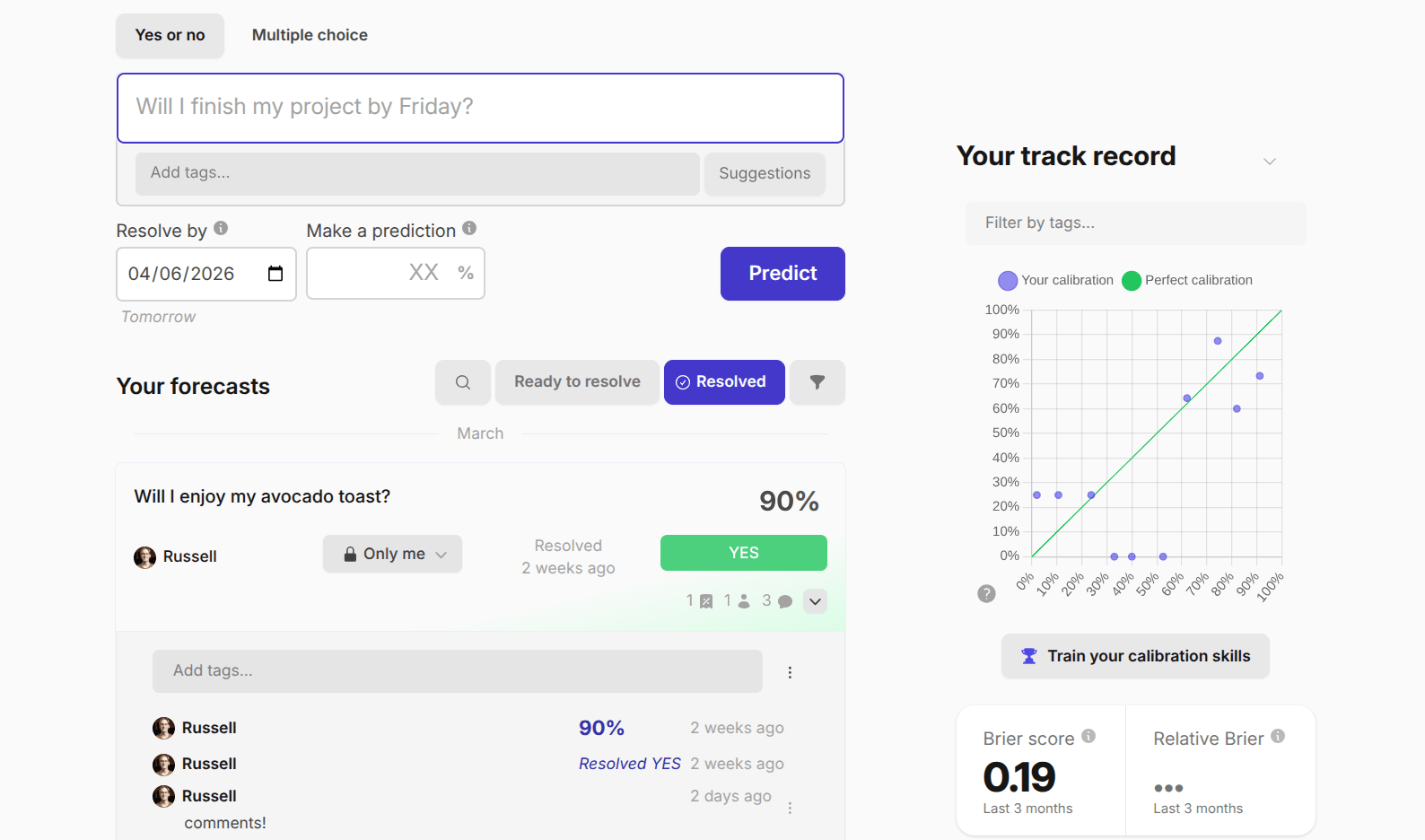 Unofficial Fatebook Android app makes forecasting on-the-go easier