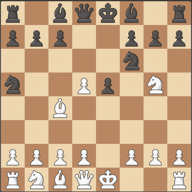 Playing chess against computer level 1. Game1 