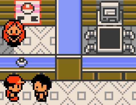 Nurse Joy and the "pokemon healing machine", her twin sister.