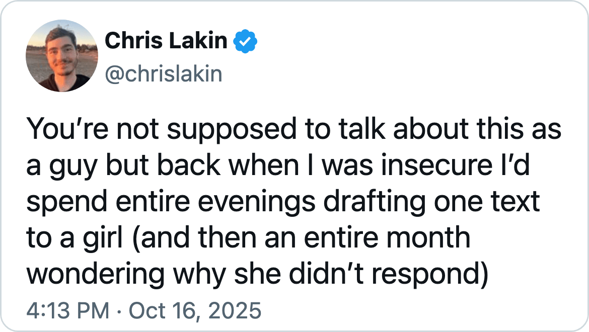 Tweet by @chrislakin