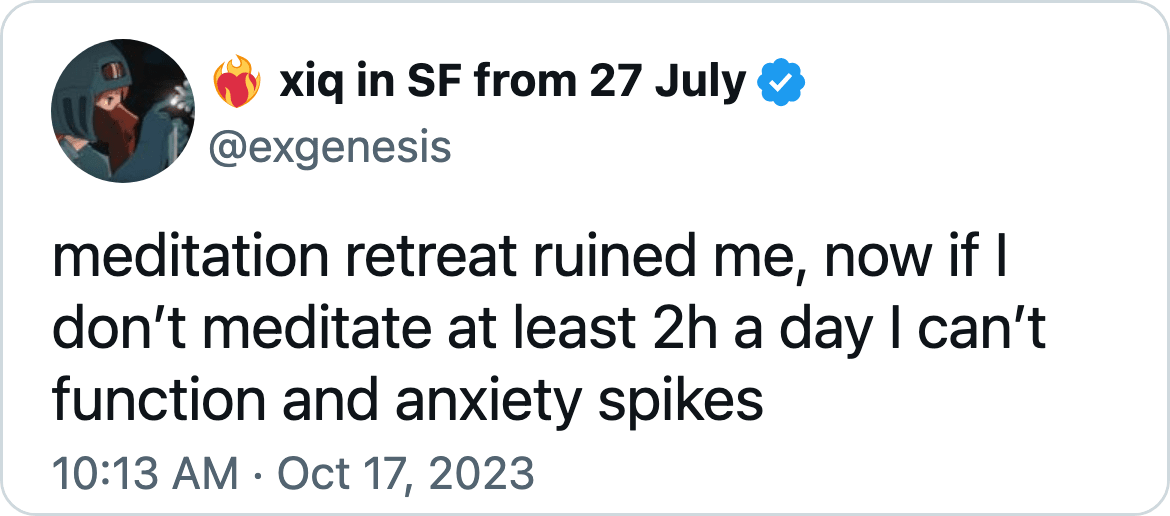 Tweet by @exgenesis