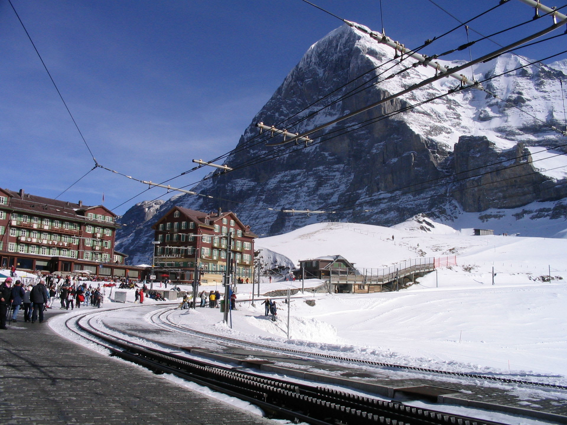 Kleine Scheidegg resort in Switzerland