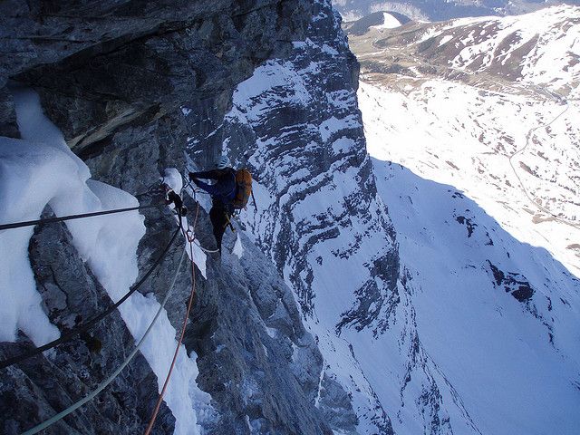 The Hinterstoisser Traverse