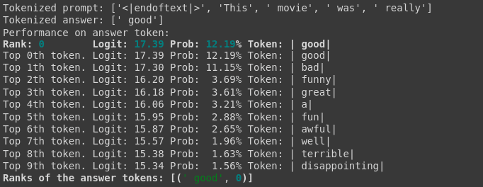 Source model logits.