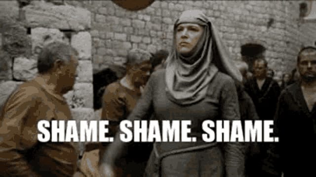 Game Of Thrones Shame GIFs | Tenor