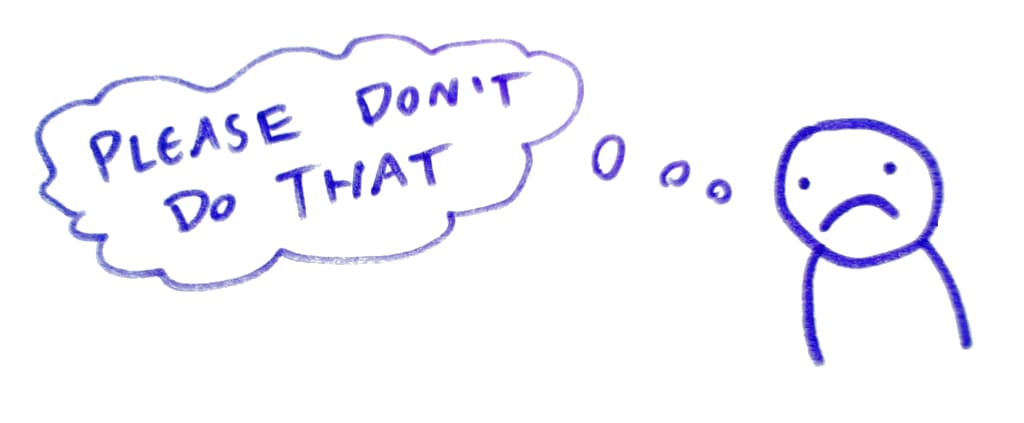 Please don't do that :(