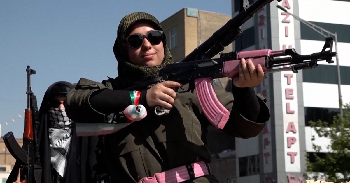 Why Is Iran Parading Pink Weapons? To Coerce Women Into Militancy, Says  Rights Expert
