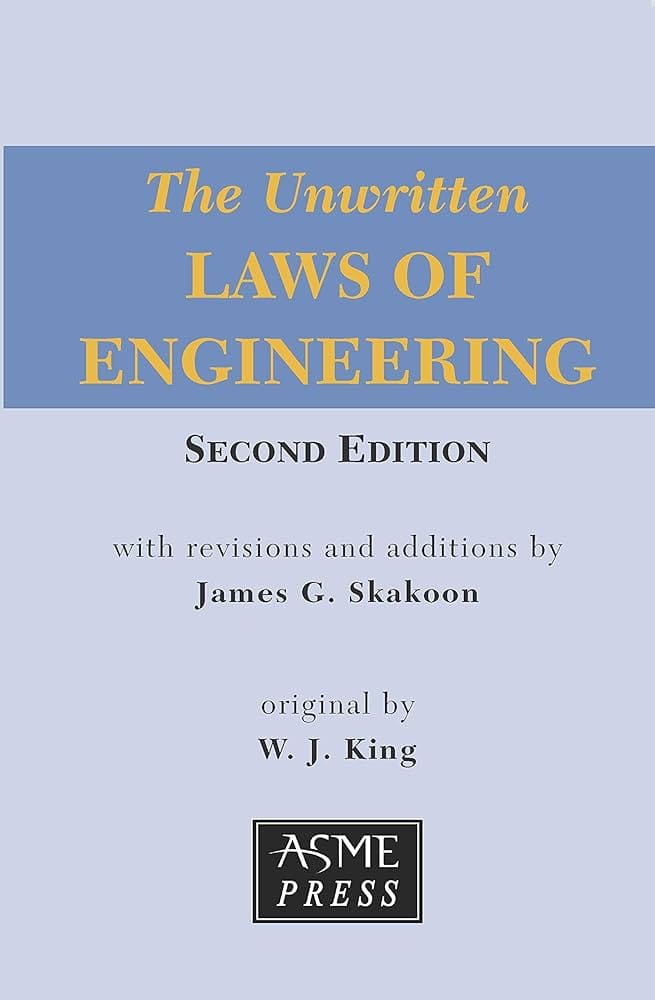 Amazon.com: Unwritten Laws of Engineering, Second Edition ...