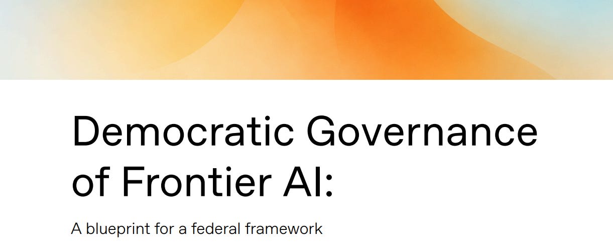OpenAI Offers A New Policy Blueprint