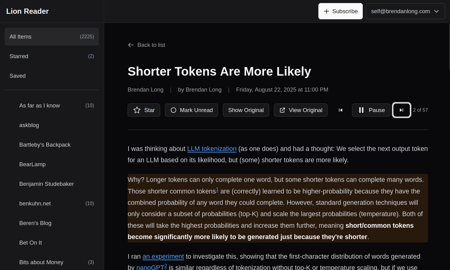 Claude 為我編寫了一個有 400 次提交的 RSS 閱讀器應用程式