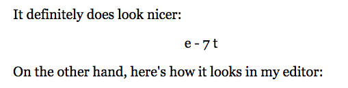 MathML failure