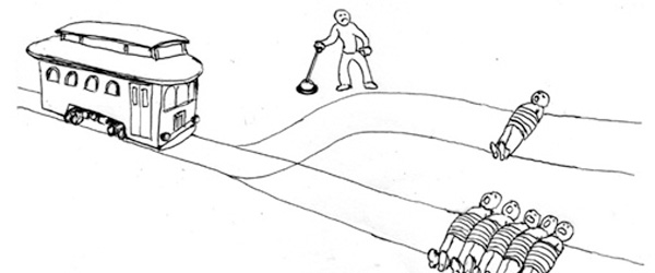 Image result for trolley problem