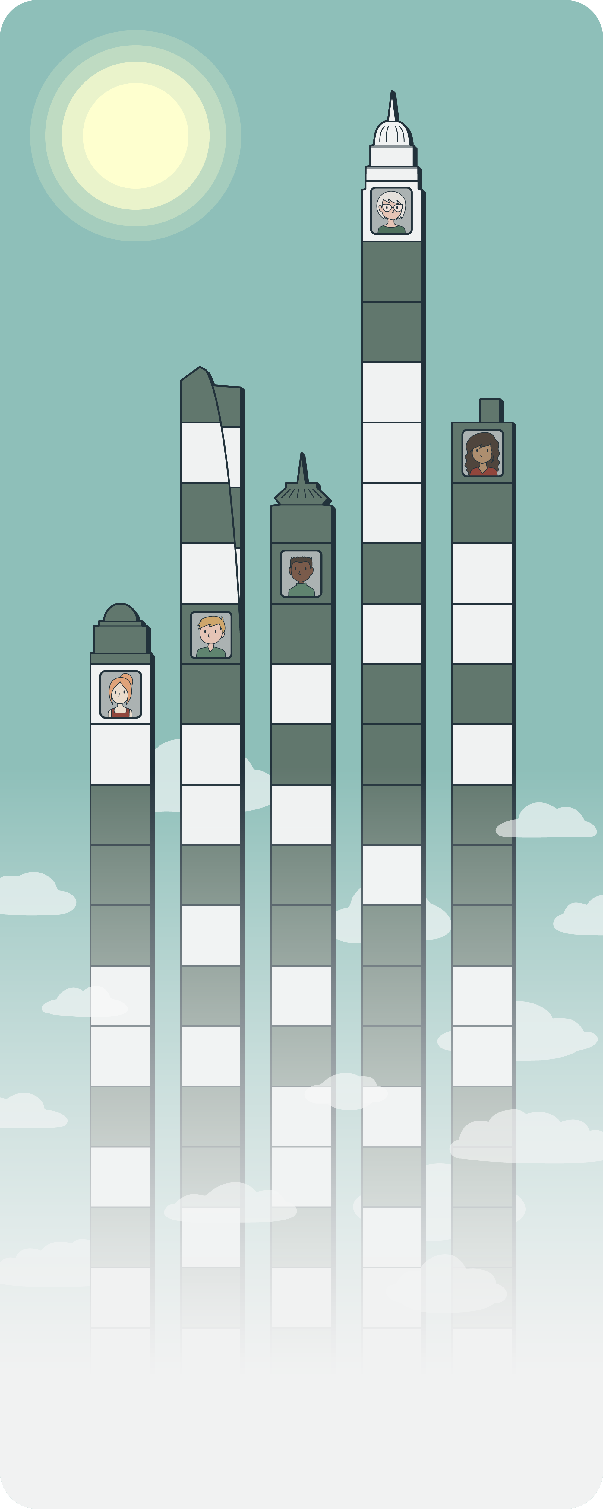 Infinite entropy skyscrapers