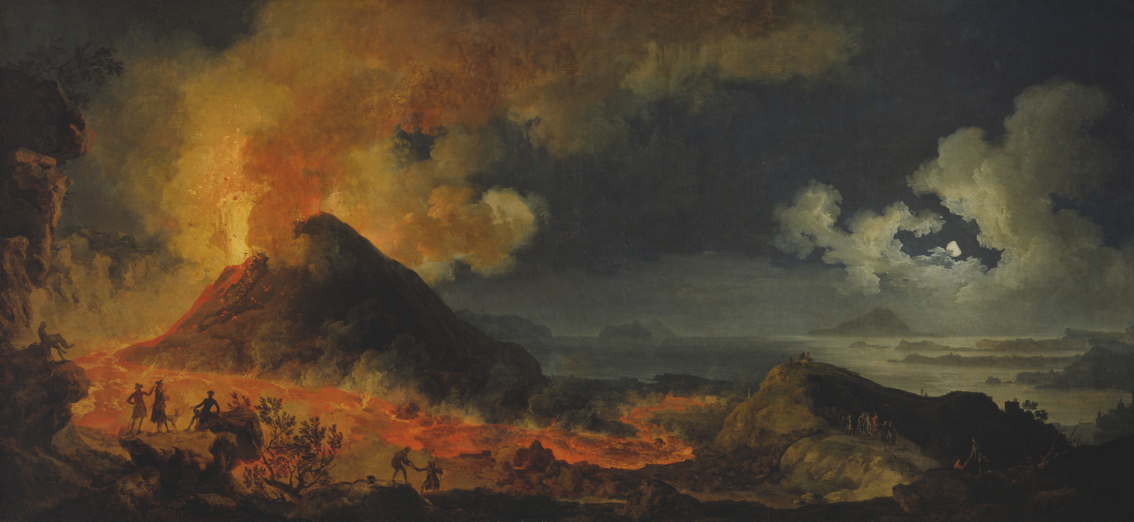 The Eruption of Vesuvius, Pierre-Jacques Volaire, 1771. Art Institute of Chicago