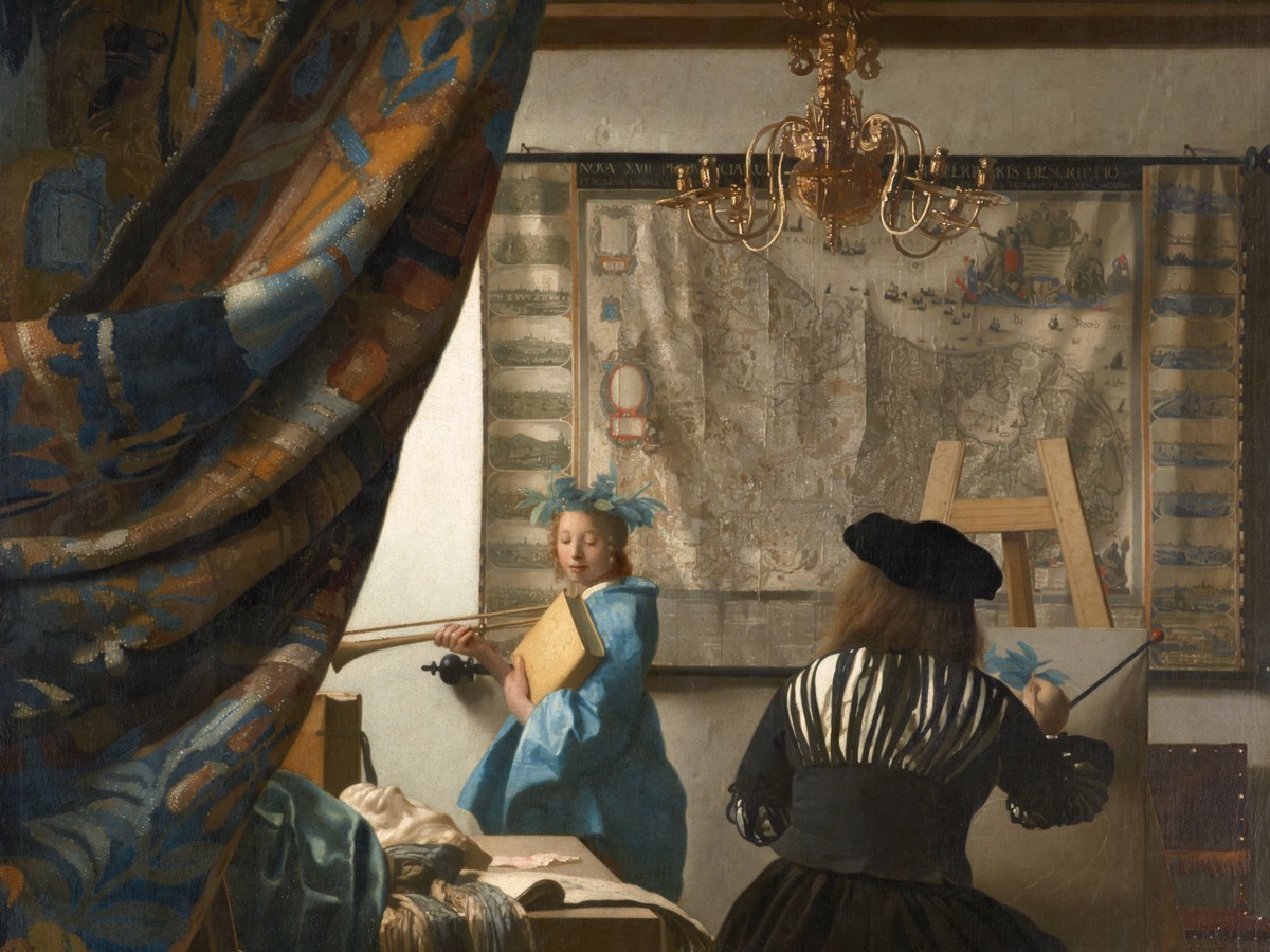 The Allegory of Painting, Johannes Vermeer, 1666. Kunsthistorisches Museum, Vienna