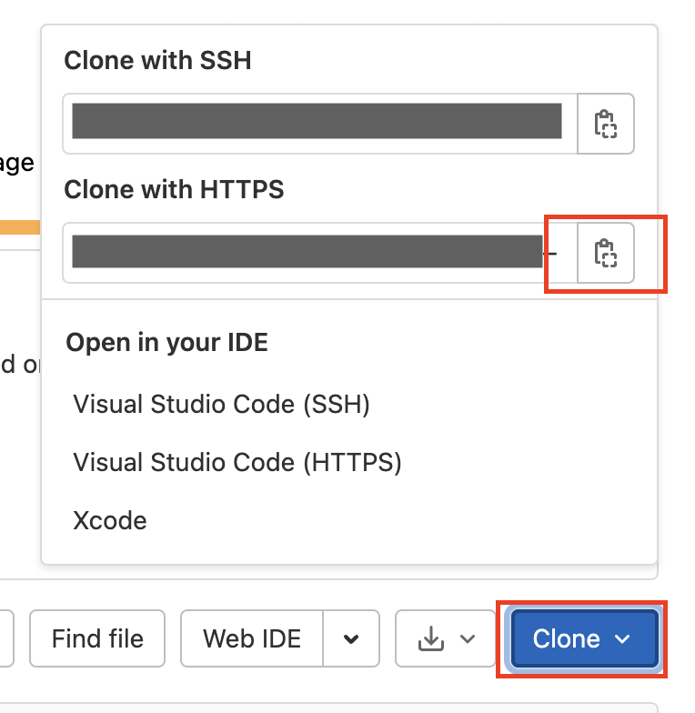 Clone with SSH and HTTPS Clone with SSH and HTTPS