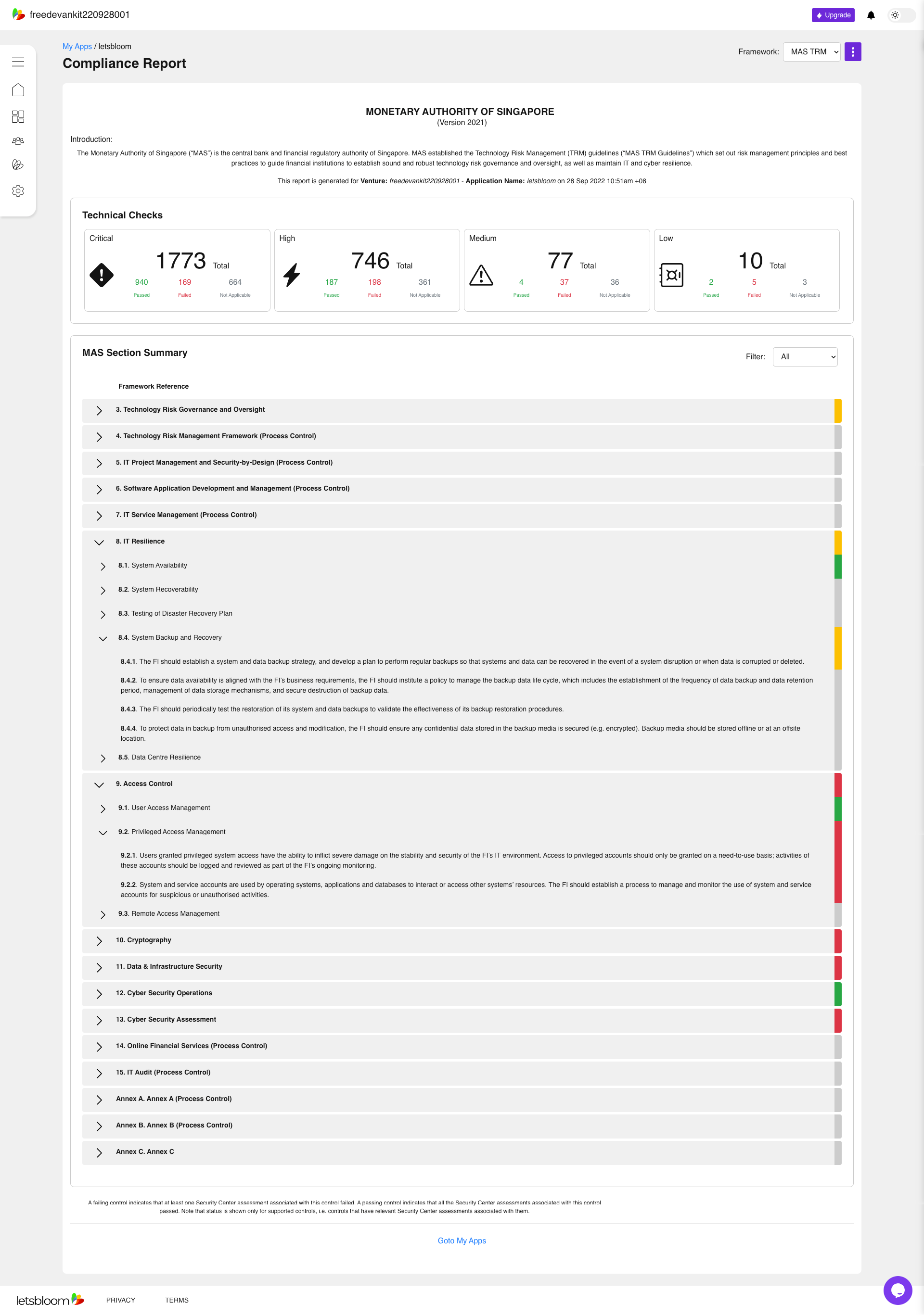 Reviewing Results