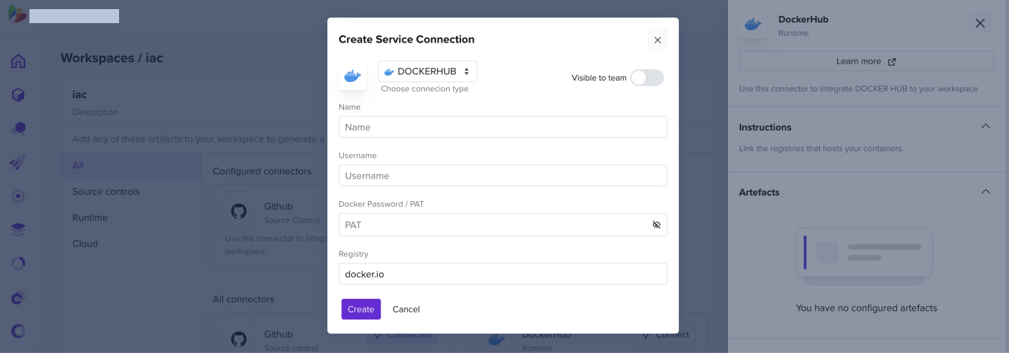 Docker Hub Connector