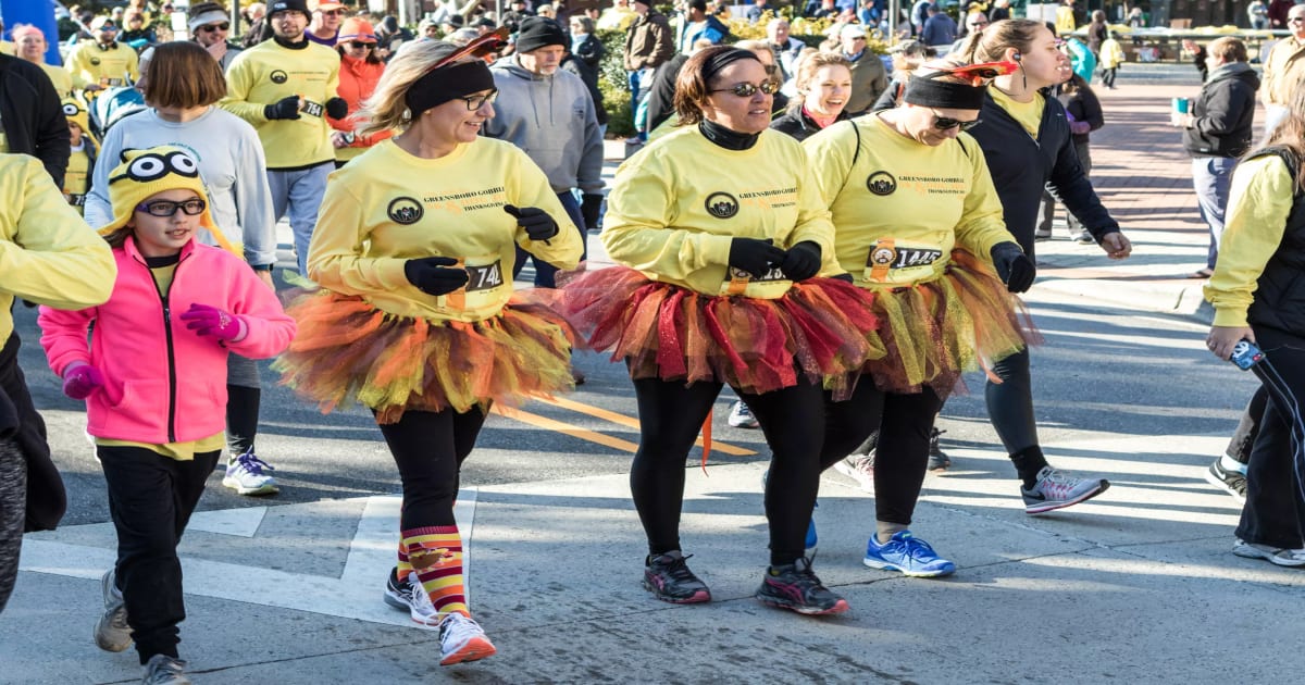 Greensboro Gobbler 2019 - Running in Center City Park, 200 ...