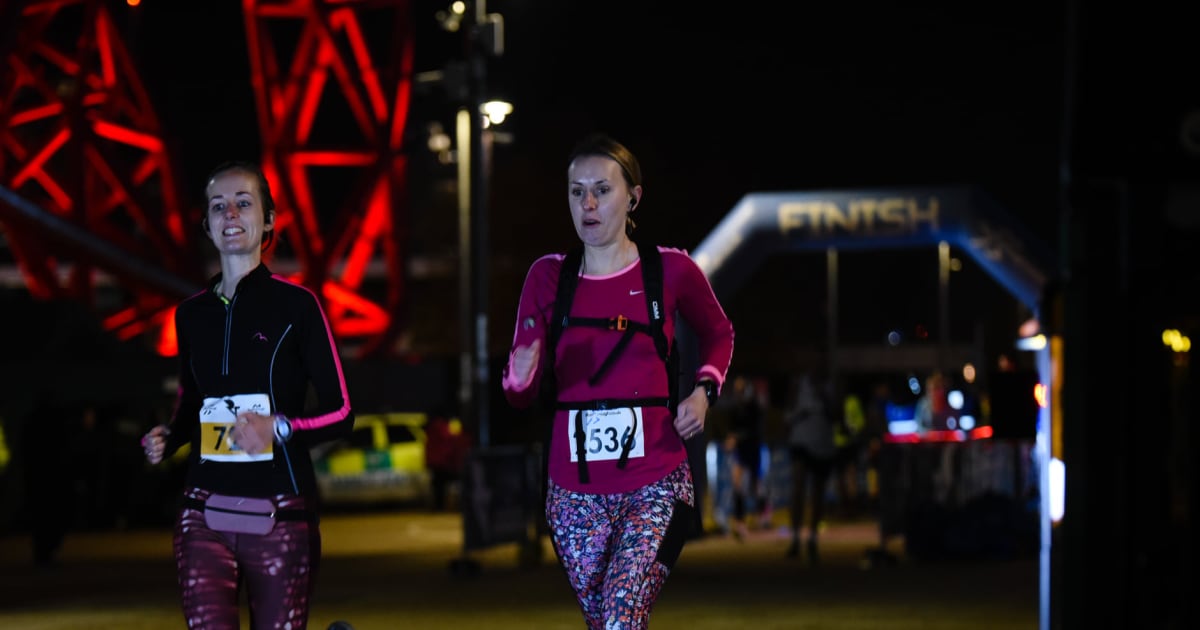 Chase the Moon Olympic Park - Early January 2022 - Running in London