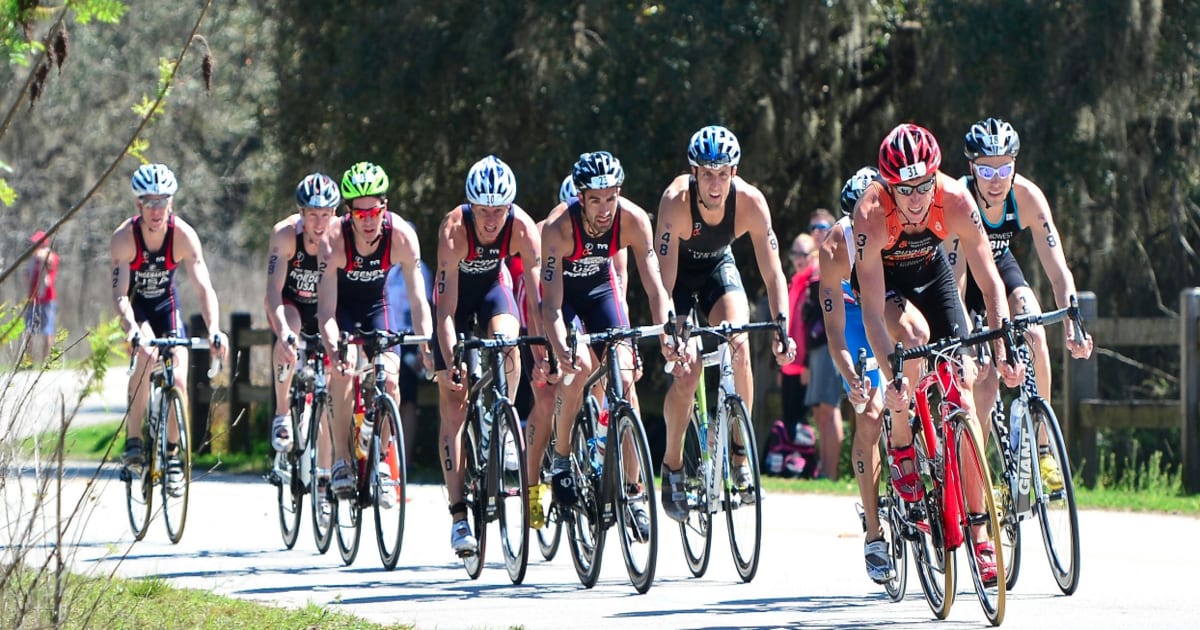 Draft Legal Challenge at Clermont Day 1 2020 Triathlon in Clermont