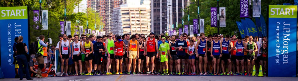 JPMorgan Chase Corporate Challenge 2020 - Running in New York, NY — Let