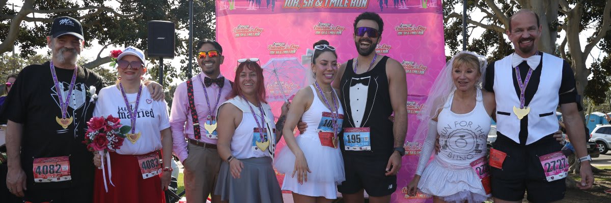 2027 Coronado Valentine's Day 10K, 5K and 1 Mile Fun Run/Walk