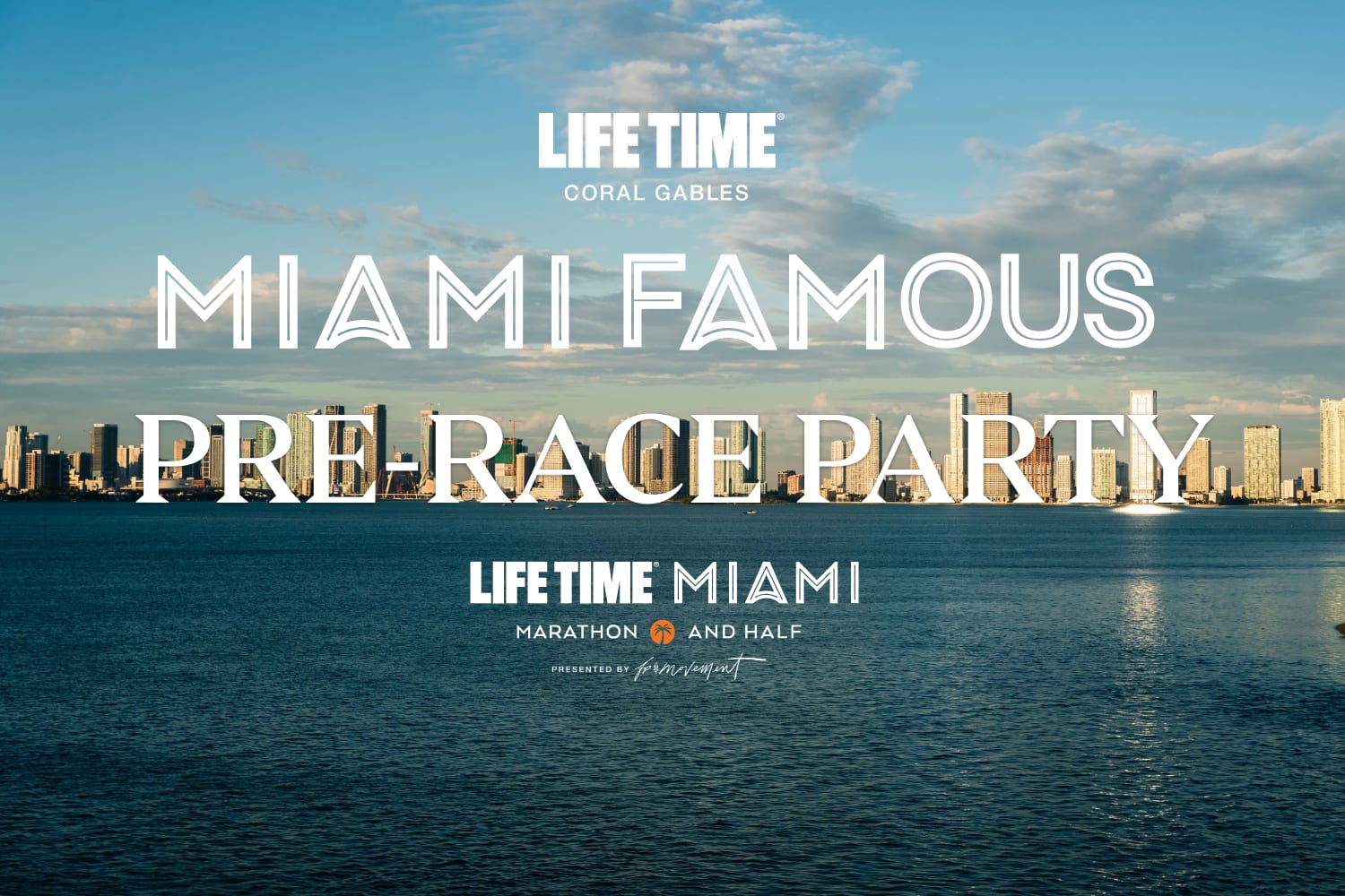 2027 Life Time Miami Marathon Pre-Race Party & Shakeout Run