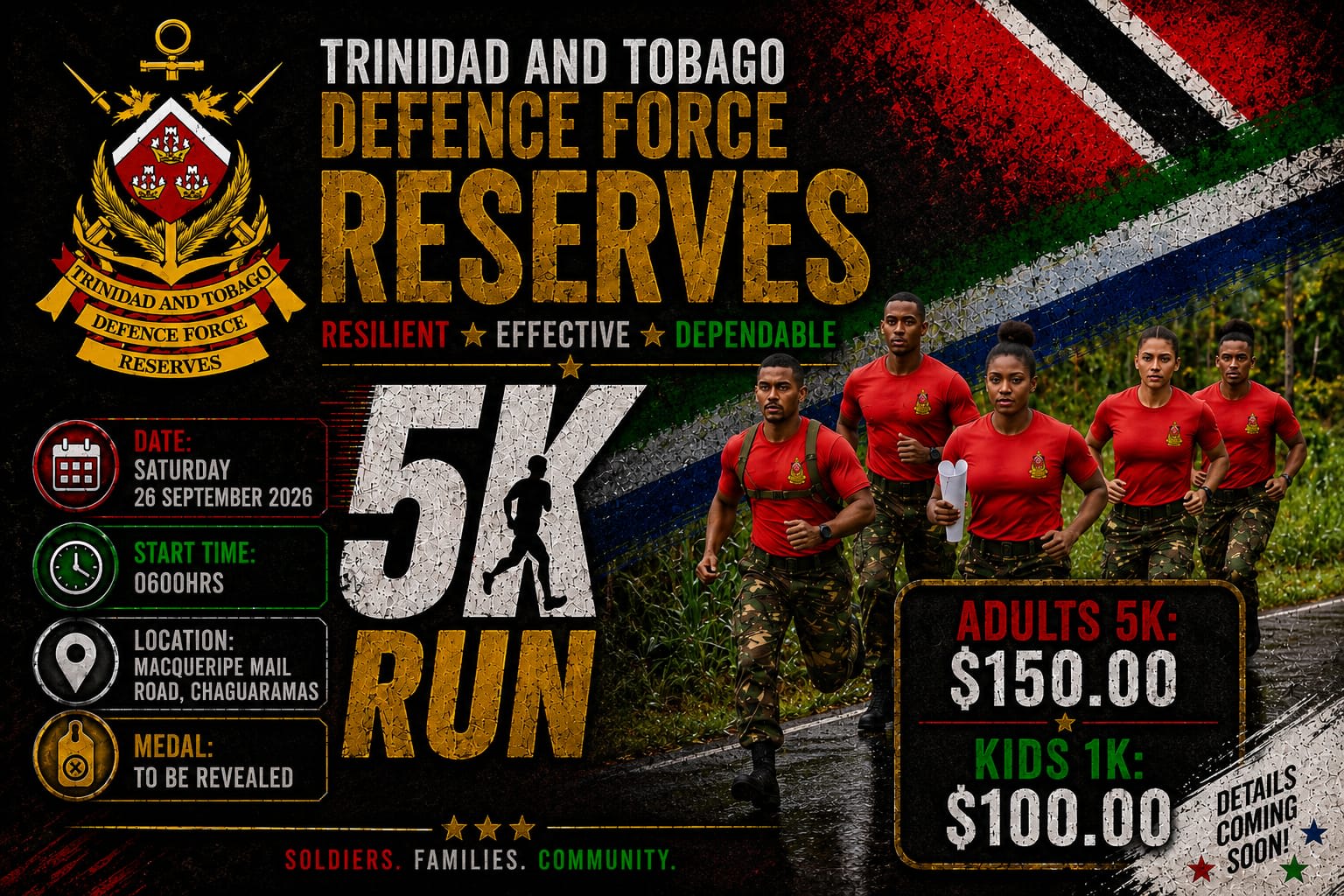 Trinidad And Tobago Defence Force Reserves 5K