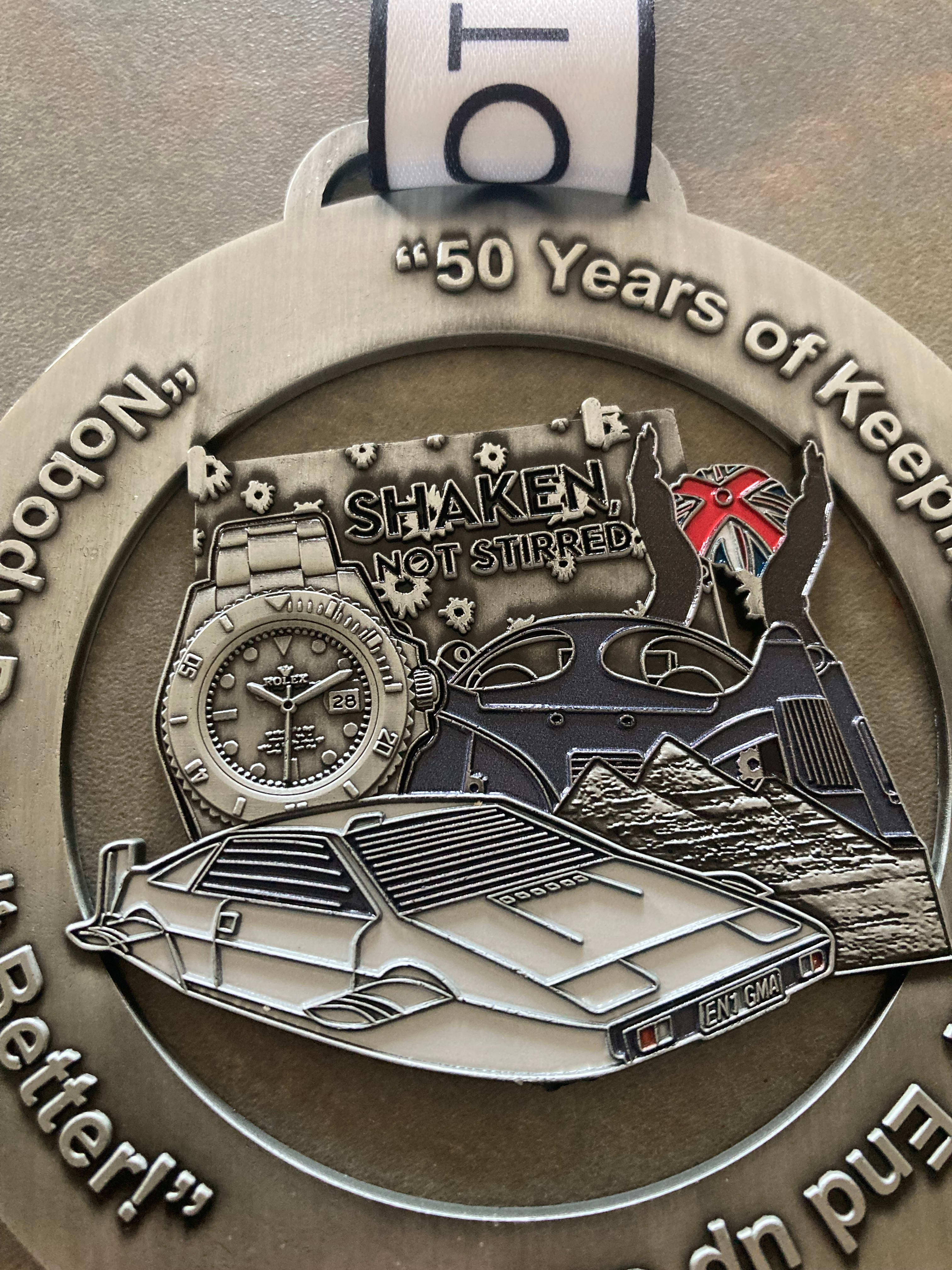 The Spy who loved me 50th Anniversary Marathon & Half Marathon